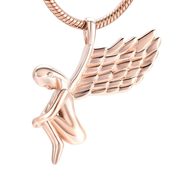 Little Angel Urn Pendant Memory Necklace for Cremation Ashes Holder Memorial Jewelry