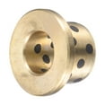 thumbnail image 5 of Uxcell 12mm x 18mm x 15mm Flanged Sleeve Bearings Wrapped Oilless Bushings Brass 2 Pack, 5 of 5