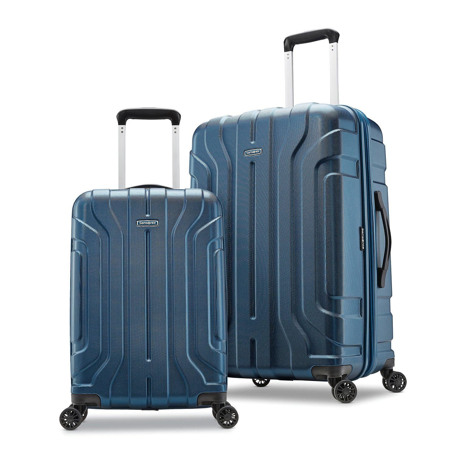 blue travel case luggage