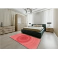 thumbnail image 4 of Ahgly Company Indoor Rectangle Patterned Ferrari Red Area Rugs, 2' x 4', 4 of 6