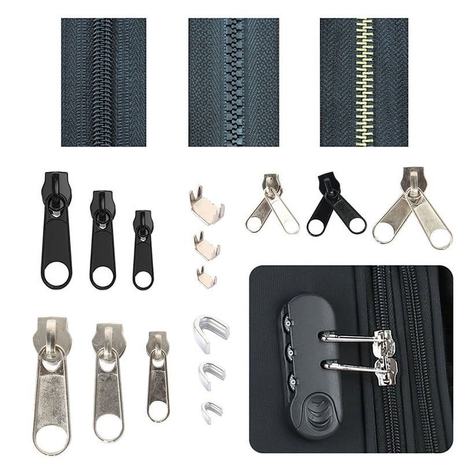 FAVOMOTO 36 pcs Zipper Slider Plastic Zipper Repair kit Zipper Accessories  Replacement Zipper Double Zipper Replacement Zipper Repair kit for Jackets