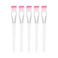 thumbnail image 1 of Unique Bargains 5 Pcs Soft Face Mask Applicator White Pink, 1 of 5