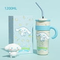 thumbnail image 4 of Hello Kitty Sanrio Vacuum Cup Kawaii Cinnamoroll Cartoon Hot Water Large Capacity Straw Cup Anime Students Festivals Girls Gifts, 4 of 10