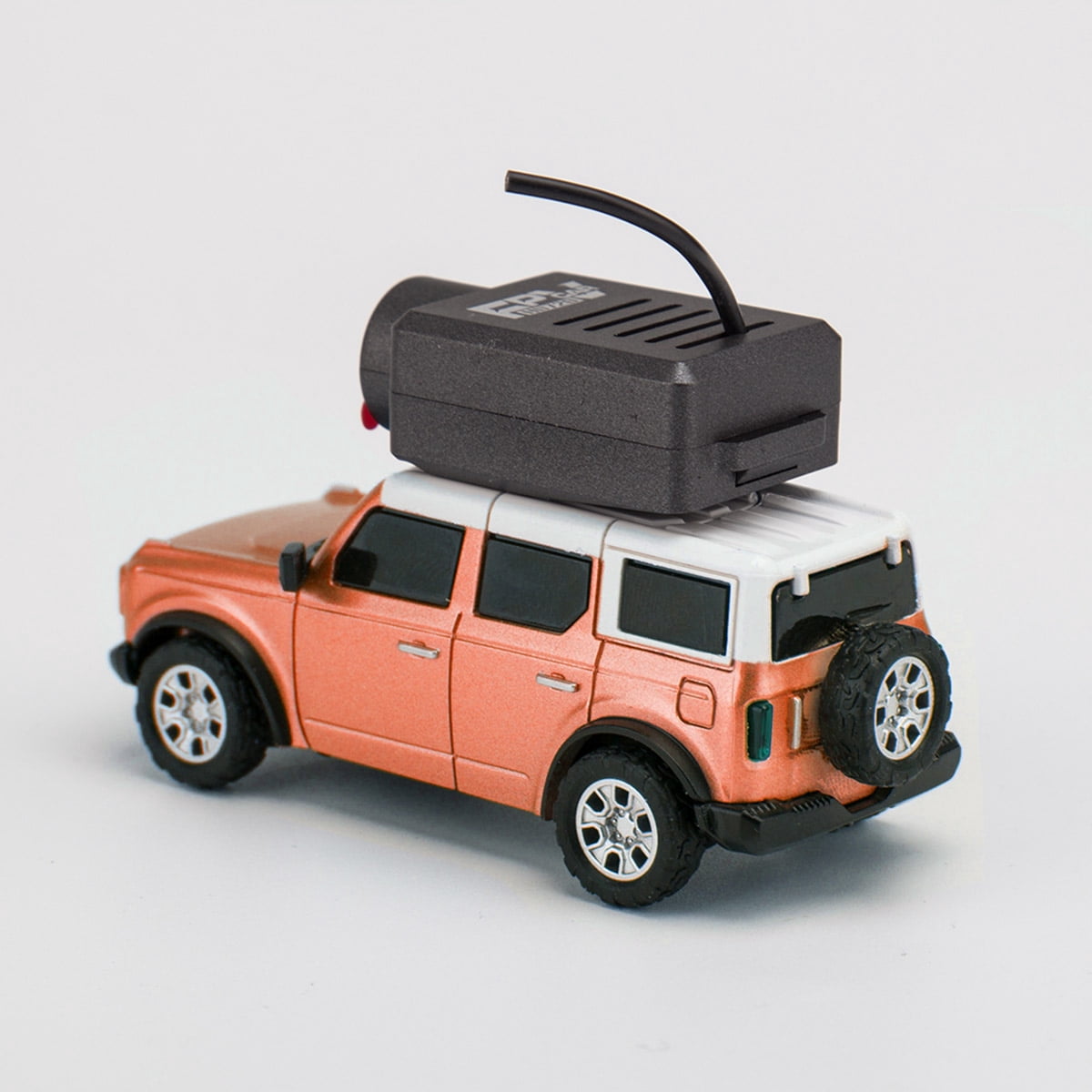 WL 1/64 Scale Mini RC Car, Remote Control Vehicle with WiFi Module Control, APP Auto-Pairing & Onboard Camera View, Micro Racer for Indoor Tracks, Desk Driving, Gift for Adults (Orange)