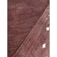 thumbnail image 5 of Rugsotic Carpets Hand Knotted Wool Area Rug 10'x10' Brown Contemporary Round Indoor Rug for Living Room, Bedroom Antimicrobial L00530, 5 of 5