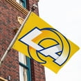 thumbnail image 3 of Rams Double Sided Flag 2x3FT There are two corns on each end of the left side Excluding flagpole, 3 of 8