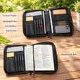Timber Book Protector Black Full Grain Leather Book Cover Protective Case for Bibles ...