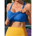 thumbnail image 6 of Anwell Scoop Neck Tank Tops for Womens Ribbed Shirts Tops Sport Yoga Tanks Tops Built-in Bra, 6 of 7
