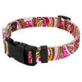 thumbnail image 5 of Country Brook Petz® Deluxe Pink Paisley Dog Collar - Made in The U.S.A., 2XS, 5 of 7
