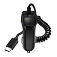 thumbnail image 1 of Mobile Phone Travel Charger Car Cigarette Lighter Socket Cellphone Charging Adapter Spring Cable, 1 of 10