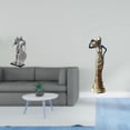 thumbnail image 2 of Figura De Resina De Caballero Nórdico, Escultura De Arte Abstracto Para Escritorio, Gabinete, Oficina, Mesa, Centro De Mesa Con Dama Tribal Africana, Adorno Vintage Para Dormitorio, Regalo De, 2 of 8