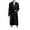 Black, variant on Defitshape Men's Satin Kimono Robe Knee Length Lightweight SPA Summer Lounge Long Sleeve Silky Bath Robe Soft Bathrobe with Pocket Silk Black Small