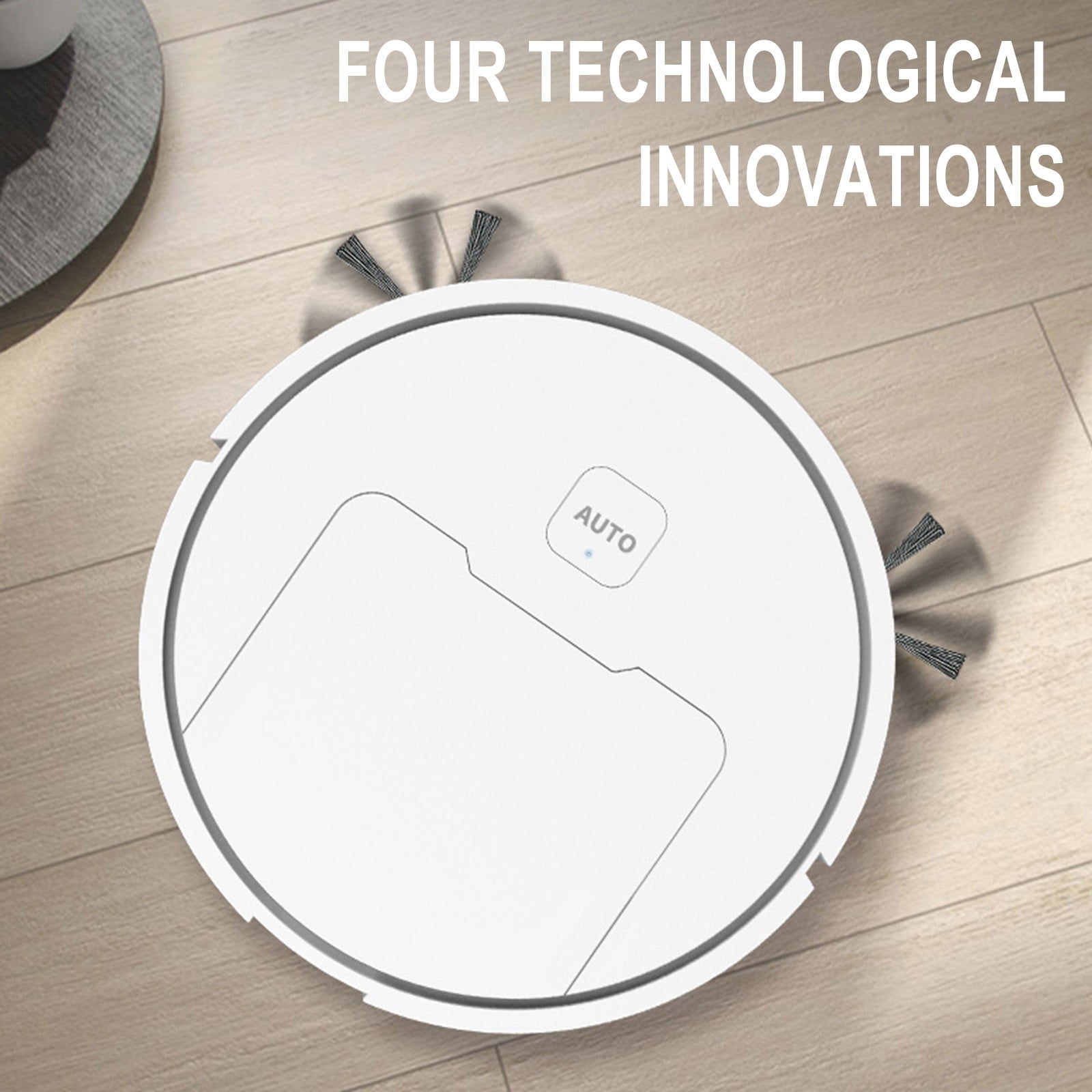 Clearance 3in 1 Mopping Robot Vacuum Cleaner With Schedule Wi-Fi/App Self-Charging Robotic Vacuum
