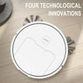 thumbnail image 5 of Kchsji Robot Vacuum Cleaner with Mop 3 in 1 Self-Charging WiFi App, Smart Navigation, Collision Avoidance, 40dB Quiet for Pet Hair, Hard Floor & Carpet, Schedule Function, Compact 16cm Design, White, 5 of 8