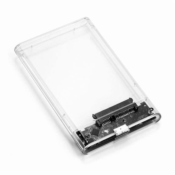 Transparent White HDD Case for Hard Box 2.5 Inch HDD Enclosure SATA to USB 3.0 Type-C 3.1 External Hard Drive Case