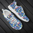 thumbnail image 1 of Zapatillas Doginthehole de primavera y otoño con bonitos dibujos de ambulancias y estampado de enfermera, zapatos planos informales con cordones para mujer, zapatillas para correr de malla, 1 of 6