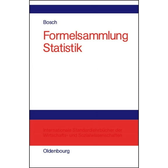 Formelsammlung Statistik, (Hardcover)