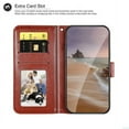 thumbnail image 3 of Wallet Leather iPhone 13 Pro Max Case, Come with Card Slot Stand Phone Case with [Shockproof TPU Interior Case], PU Leather Magnetic Flip Cover Compatible with iPhone 13 Pro Max 6.7", Brown, 3 of 3