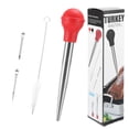 thumbnail image 4 of Bewildely Meat Baster Kit Sauce Handily Simple Gripped Picnic Accessories Workmanship Kitchen Gadget Fine Operation Cocina y Comedor Rojo, 4 of 6