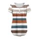 thumbnail image 3 of Mujeres de Verano Tops de Manga Corta Impresa Casual Cuello Redondo Plisado Superior 95% Poliéster 5% Spandex, Blusa de Moda para Todas las Estaciones, 3 of 6