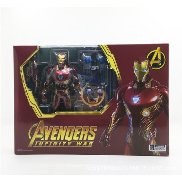 Marvel Avengers 3 Infinity War Mk50 Shf Iron Man 6-inch Movable Model Deluxe Edition Collectible Ornaments Toy Gift