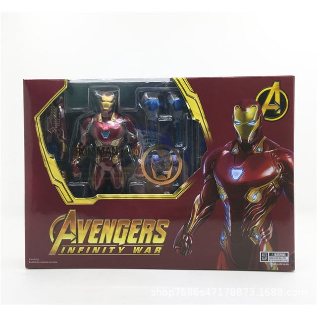 Marvel Avengers 3 Infinity War Mk50 Shf Iron Man 6-inch Movable Model Deluxe Edition Collectible Ornaments Toy Gift