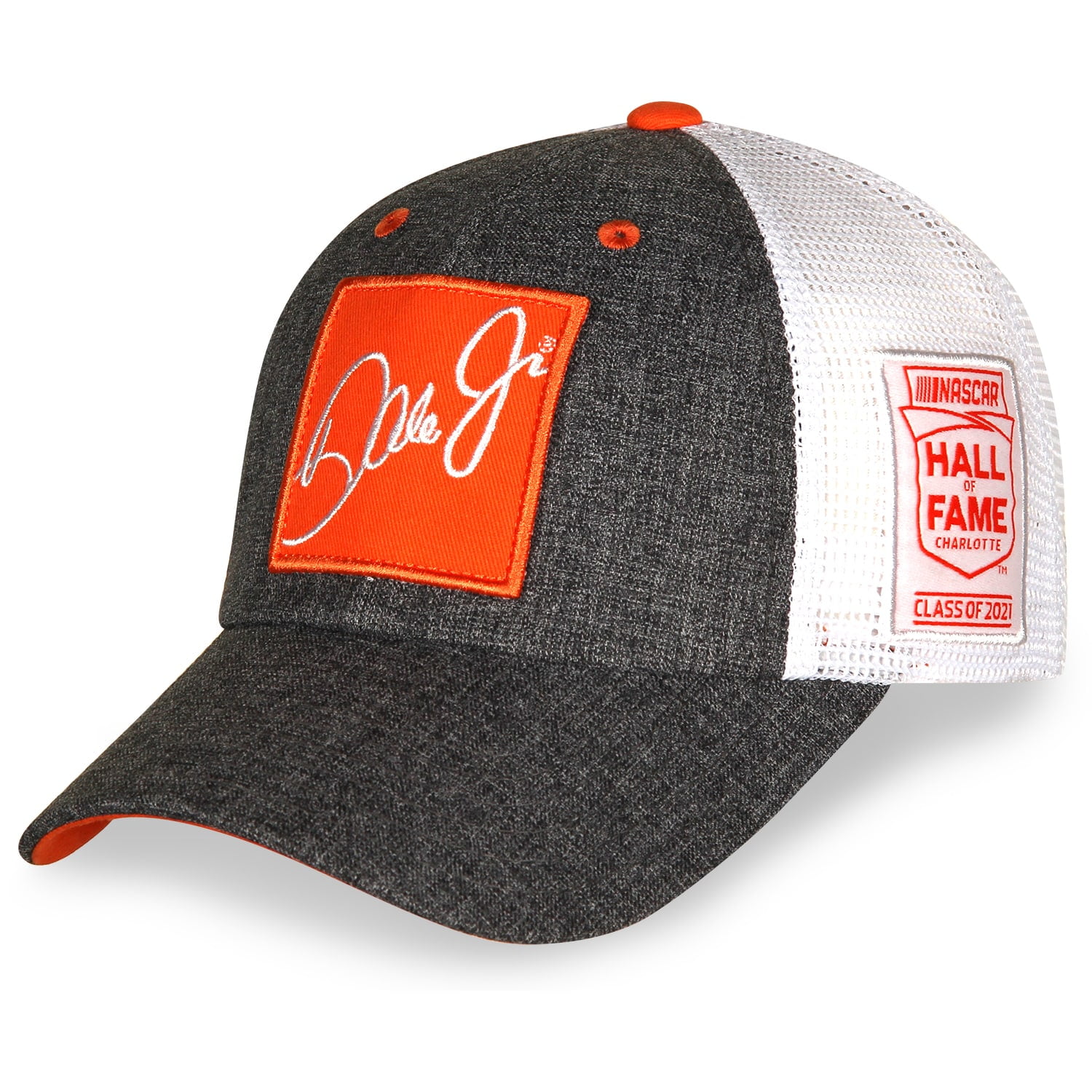 Checkered Flag Dale Earnhardt Jr Checkered Flag Nascar Hall Of Fame Class Of 2021 Signature Adjustable Hat Gray White Osfa Walmart Com Walmart Com