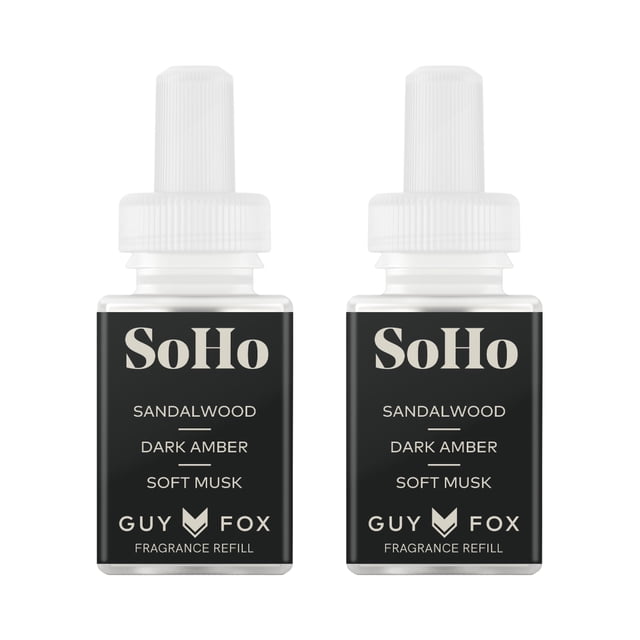Difusor de aire doméstico inteligente Pura & Guy Fox de Home Scent Refill, paquete de 2