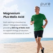 Optimum Magnesium™ - Magnesium Lysinate Glycinate Chelate Supplement, Di-Magnesium Malate Supplement by Pure TheraPro Rx - 120 Vegan Capsules