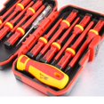 thumbnail image 1 of Kit de Tournevis Isolé Magnétique Manuel, 13pcs Tournevis Isolés Interchangeables Fixés avec des Outils de Réparation Outils de Réparation Électricien, 1 of 3