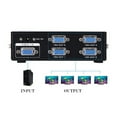 thumbnail image 4 of axGear 250 MHz 1 Pce vers 4 Ports Boîtier Séparateur VGA pour Moniteur Vidéo avec Adaptateur CA, 4 of 6