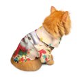 thumbnail image 5 of Merry Christmas Santa Persian Scarf Twinkling Lights Xmas Holiday Hawaiian Summer Shirt for Small Medium Large Dog Cat Cat Lover Kitten Owner Gifts - 00022, 5 of 6
