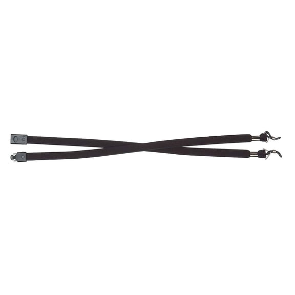 Black Neoprene Breakaway Cord - Black