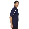 thumbnail image 2 of Men's Impact Performance Polyester Piqué Colorblock Polo - NIGHT 846 - 3XL, 2 of 2