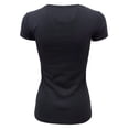 thumbnail image 2 of Camiseta Tommy Hilfiger New Line con cuello redondo para mujer, color negro, talla XL, 2 of 3