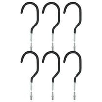 LOLIPPYY 6Pcs Bike Ceiling Mount Hooks Heavy Duty Galvanized Steel Bike Hangers for Garage Storage