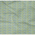 thumbnail image 4 of oneOone Cotton Poplin Twill Light Blue Fabric Deer & Fox Face Cartoon Quilting Supplies Print Sewing Fabric By The Yard 56 Inch Wide, 4 of 4