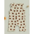thumbnail image 6 of Wassery Infant Baby Girls Jumpsuit Outfits Short Sleeve Crew Neck Summer Romper Sun Print Bodysuit for Newborn Casual Clothes 0-18 Months, 6 of 8