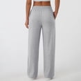 thumbnail image 6 of SUNBS Lounge Pants Lightweight Wide Leg Sweatpants Womens Pants Baggy Lounge Casual Pants Drawstring Womens Pants with Pockets, 6 of 8