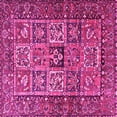 thumbnail image 1 of Ahgly Company Indoor Square Animal Pink Traditional Area Rugs, 3' Square, 1 of 4