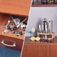 thumbnail image 4 of Juego de cóctel de 12 piezas, kit de barman profesional con elegante soporte de bambú, herramienta de barra de acero inoxidable para bebidas mixtas, 4 of 5