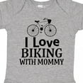 thumbnail image 4 of Inktastic Biking with Mommy Bicycle Boys or Girls Baby Bodysuit, 4 of 5