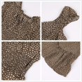 thumbnail image 4 of ORUYROP YOBECHO Women's Summer Ruffle Sleeve Sweetheart Neckline Printing Dress Mini Dress, 4 of 5