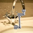 thumbnail image 2 of ifundom Adjustable Sprayer Extender Sink Extender Copper Silver Foldable Design 1Pcs, 2 of 5