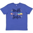 thumbnail image 3 of Inktastic Middle Sister- Dots and Arrow Youth T-Shirt, 3 of 5