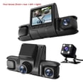 thumbnail image 4 of 4 Lens 1080P Dash Cam for Car, Front Rear and Side Cameras with Night Vision, Parking Monitor, Loop Recording, G-Sensor, Supports 128GB, 4 of 13