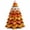 Candy, variant on Halloween Quilted Fabric Tree for Tabletop Display, Black Cat Topper Patchwork Ornament for Indoor Home Decor, Seasonal Fabric Craft Kit, 11.8 Inch
