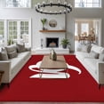 thumbnail image 3 of 5'x7' Area Rugs for Living Room Bedroom, Japanese Style Washable Rug Carpet Runner Indoor Outdoor, Vintage Minimalist ArtRed Non Slip Floor Mats Area Rug for Kitchen, Nursery, 3 of 8