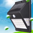 thumbnail image 3 of Yuarrent Lámpara de seguridad al aire libre del jardín del sensor de movimiento de la luz de la pared solar PIR del LED Iluminación y accesorios, 3 of 5