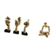 thumbnail image 5 of Estatuas creativas abstractas de resina que representan pensadores. Figuras artesanales, esculturas, decoraciones de mesa, recuerdos para la oficina,, 5 of 8